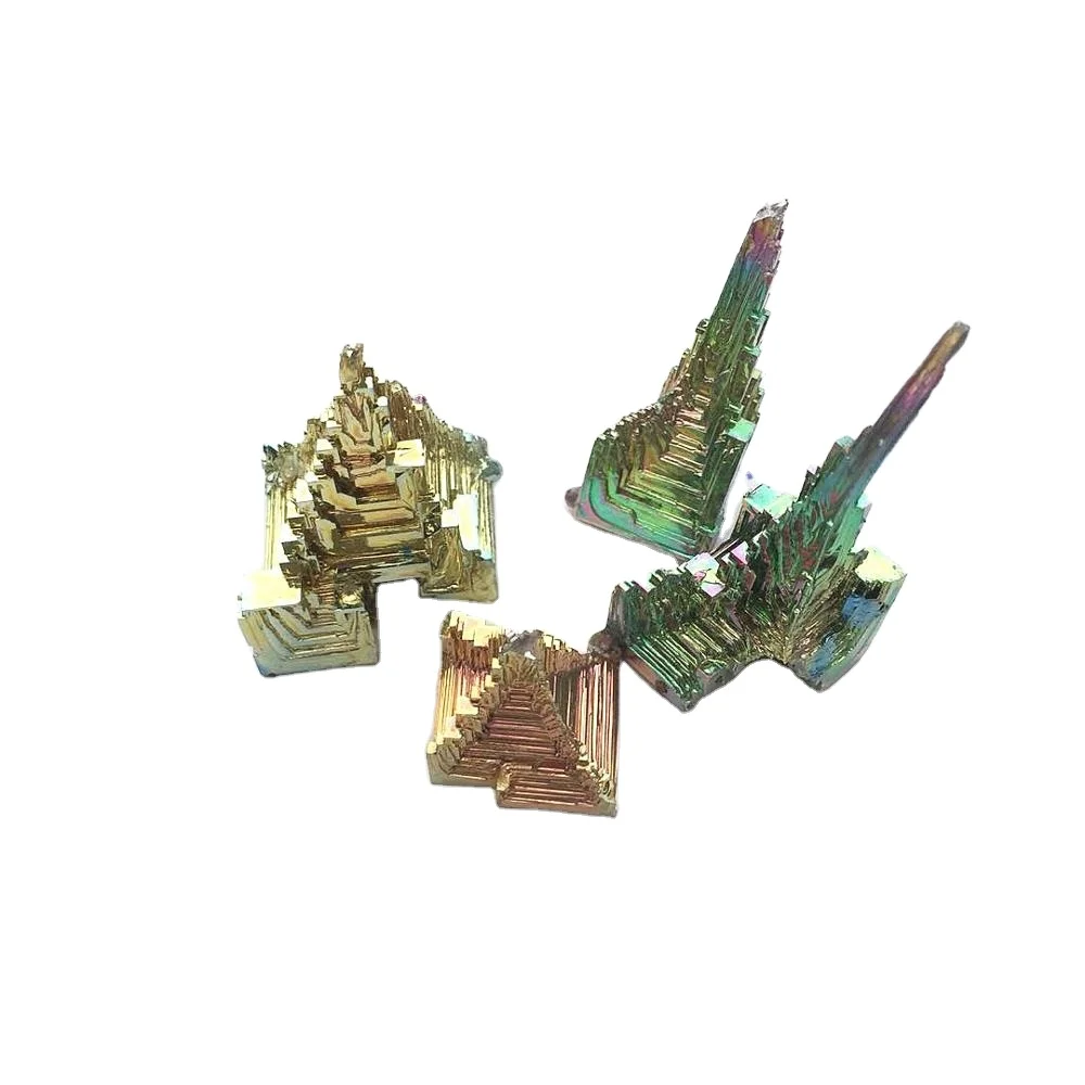 
wholesale natural bulk little raw Colourful bismuth ore for sale 