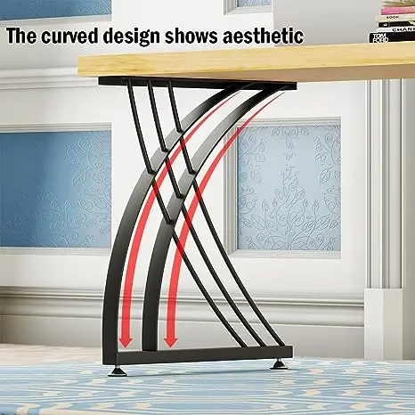 Furniture Factory Metal Simple Desk Legs Curved Shape Office Desk Table Legs Metal Dining Durable Coffee Table Bench Legs