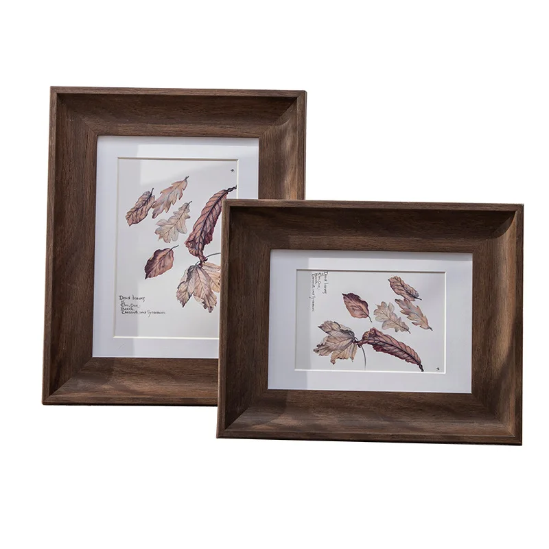 American Photo Frame Photo Frame Set Plastic A4 Wall-mounted Retro Diy Inch 8 Inch 10 Inch 12 Inch Customized Logo Fashionable