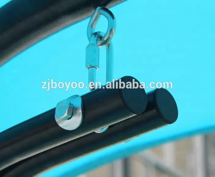 2023 Boyoo Indoor Outdoor Furniture Canopy Hammock Hanging Patio Swing Chair for Garden