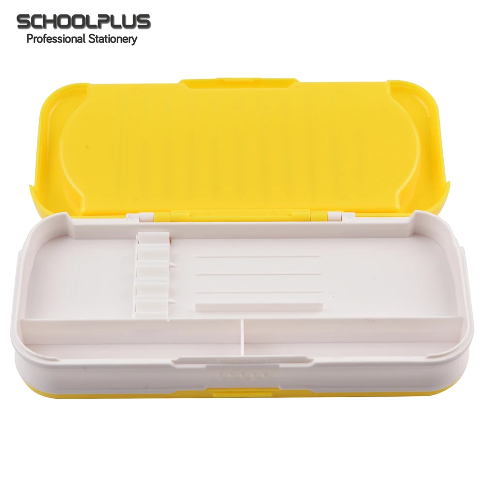 Factory Price novelty school pencil case stationery with rule set for kids