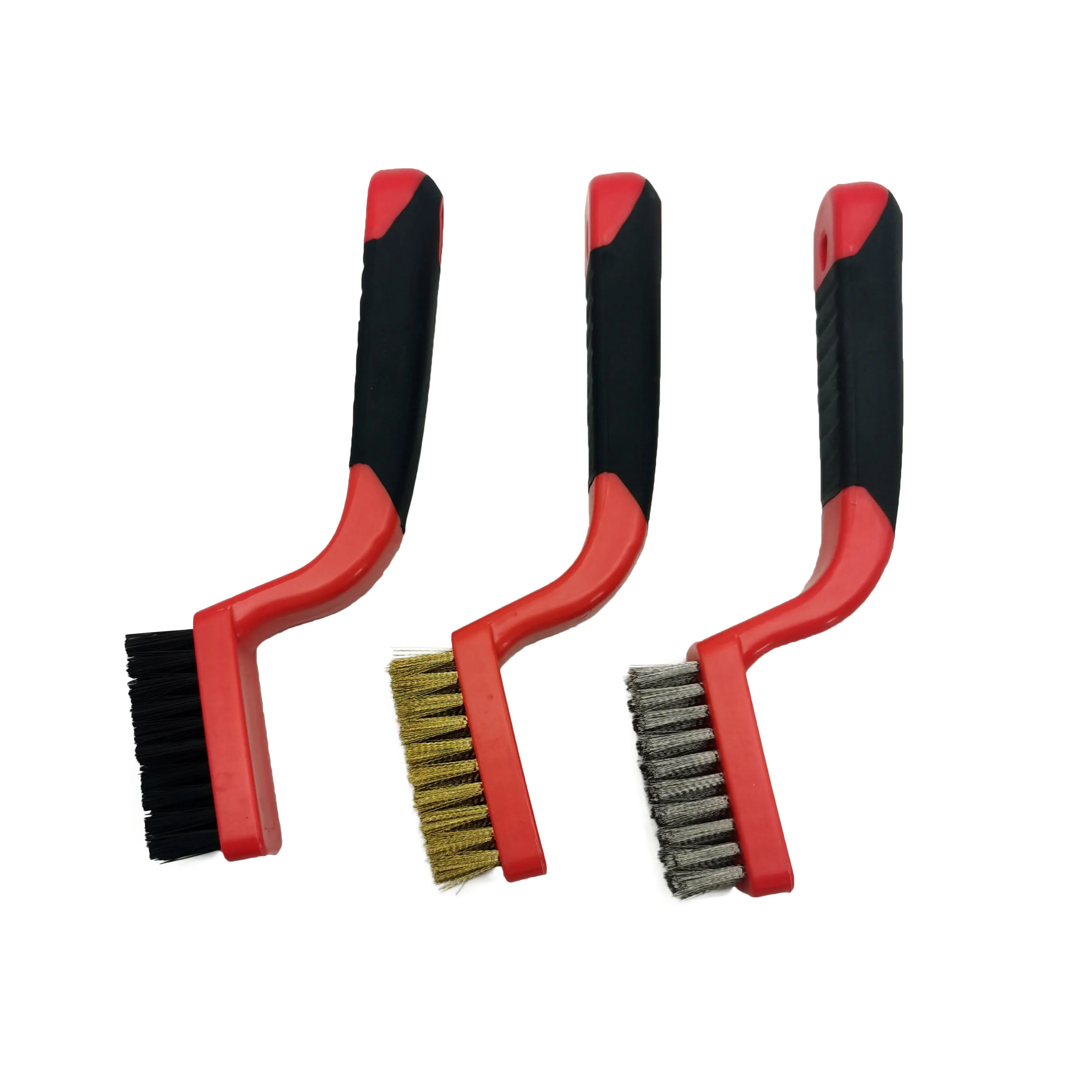 Набор из 3 щёток латуни нержавеющей стали и нейлона для сварки шлака очистки от