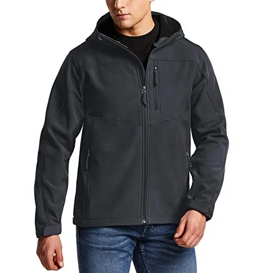 Custom design soft shell jacket for men windproof waterproof breathable with fleece outdoor jackets