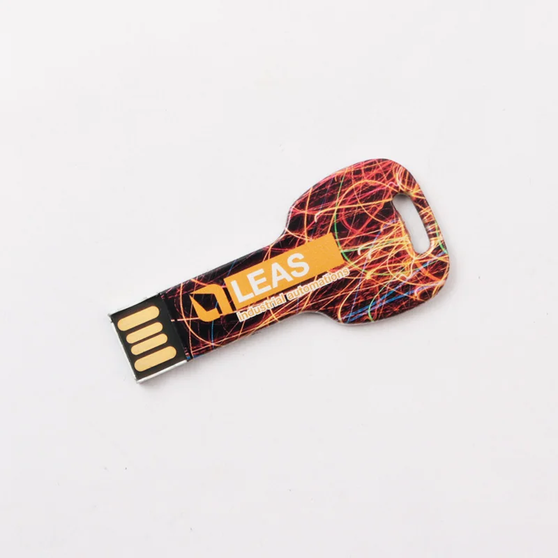Металлический USB ключ формы ручки привода 128Gb мемориальная палка