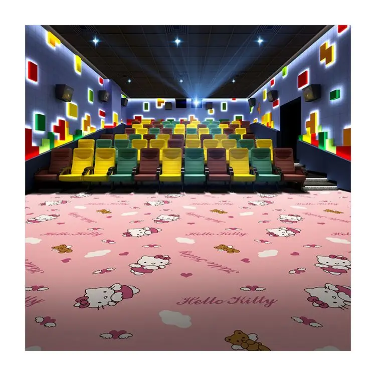 Printed Wall Nylon Luxury Home Cinema Fire-resistant Hotel Carpet For Hotel To Wall Carpet