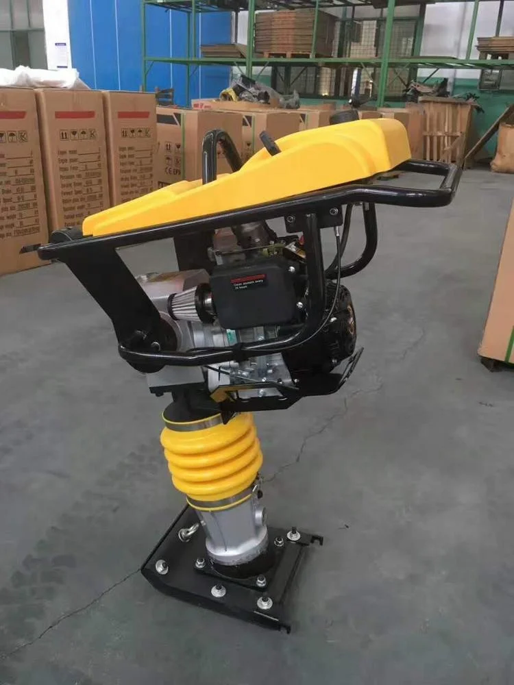 
Petrol drive soil tamping impact rammer road construction gasoline jumping rammer compactor 