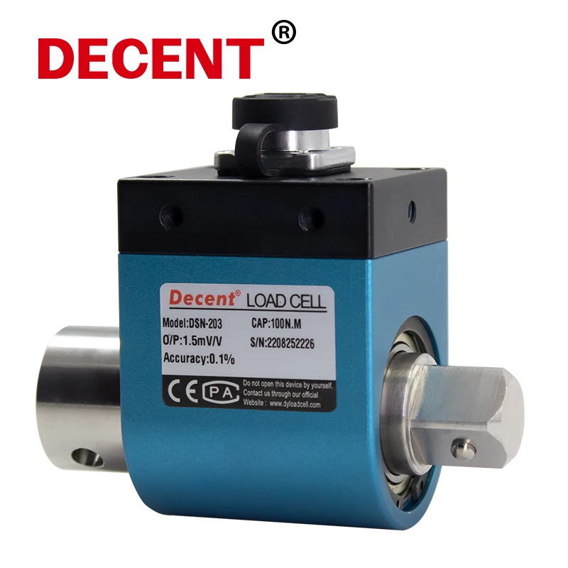 Precision Dynamic Torque Sensor Load Cell Rotation Test Bench Motor Sensor Small Size Strain Type
