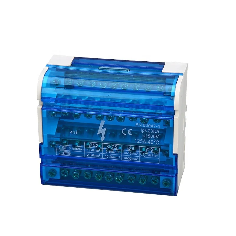 Terminal connectors Box  YLC 411 125A 500V