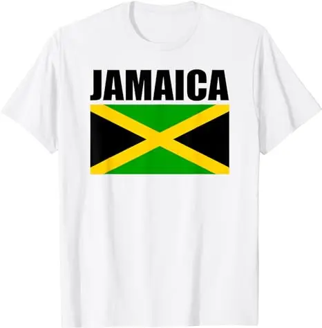 Wholesale White 100% Cotton Summer Shirt Custom Vintage Wah Gwaan Jamaica Shirt Print on Demand Sublimation Short Sleeve T-shirt