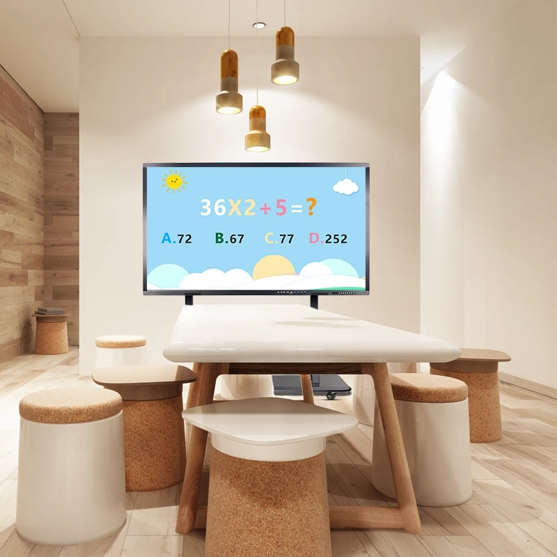 IR touch screen interactive whiteboard electronic teaching digital board 65 inch smart whiteboard  for education