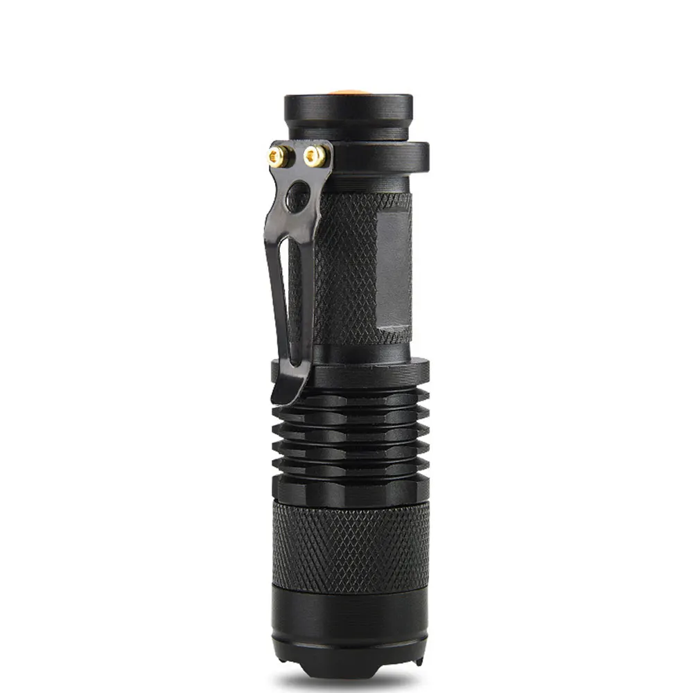 Teaser Electric Defense Power Mini Pocket Flashlight with Clip