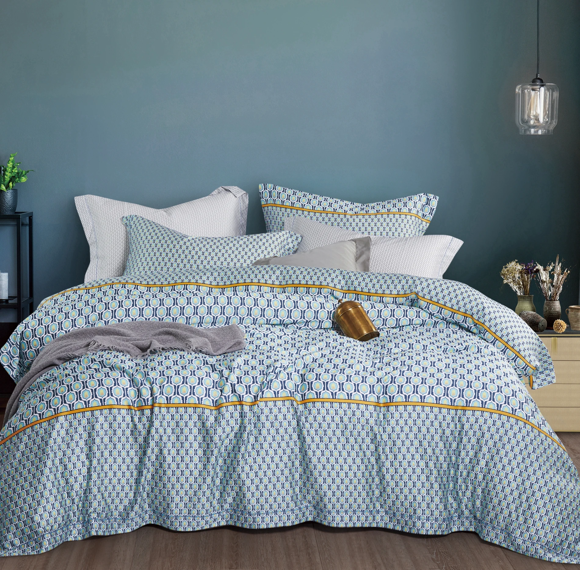 New luxury home textile tencel bedsheet sets 100%  tencel bedding set