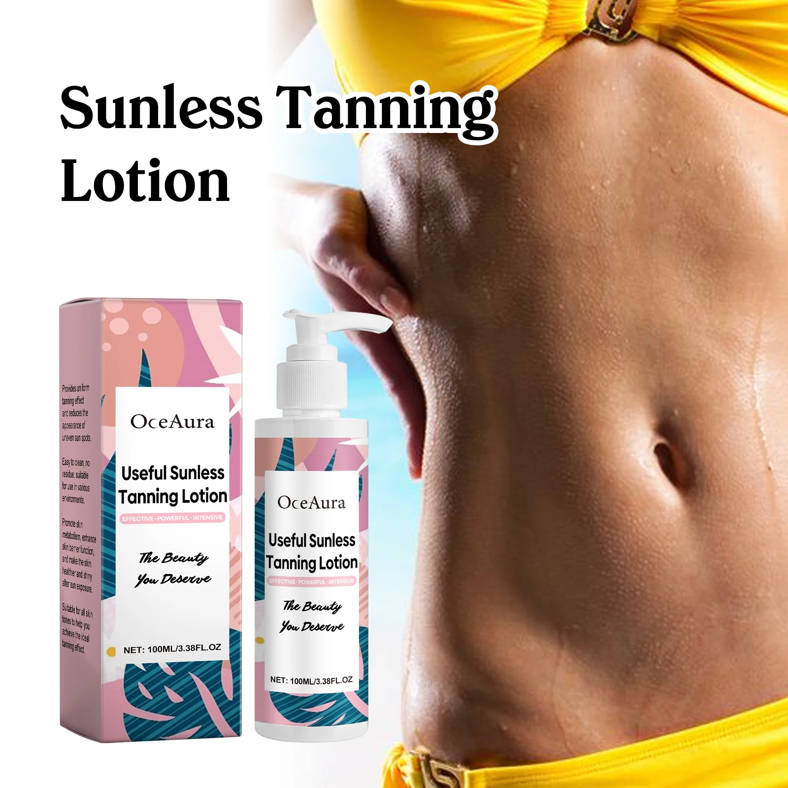 Oceaura Private Label Tanning Lotion Nourishing Body Tanning Lotion Gentle Tanning Lotion For Women