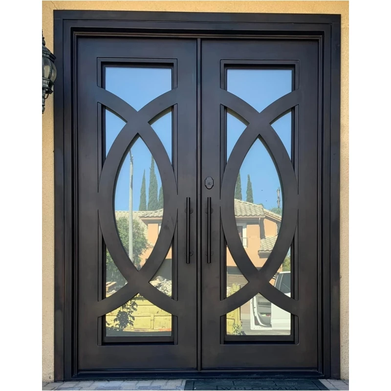 Pre-hung Iron Doors Entrance Wrought New Iron Grill Window Door Designs Wrought Iron Door