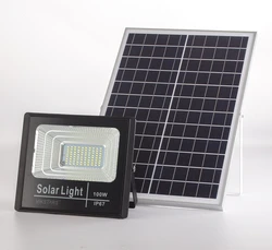 Энергосберегающий прожектор с солнечной панелью, солнечный прожектор ip66 80 Вт 100 Вт 200 Вт, Солнечный светодиодный прожектор с отражателем 500 Вт 200 Вт