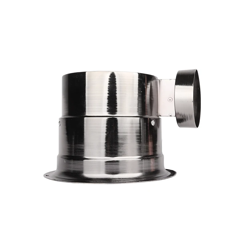 PINNOVO exhaust fan motor for korean bbq lifting exhaust smoke pipe with lampshade install side exhaust fans bbq