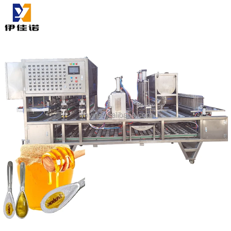Automatic Linear Continuous Honey Spoon Packing Machine Honey  Spoon Filling Sealing Machine