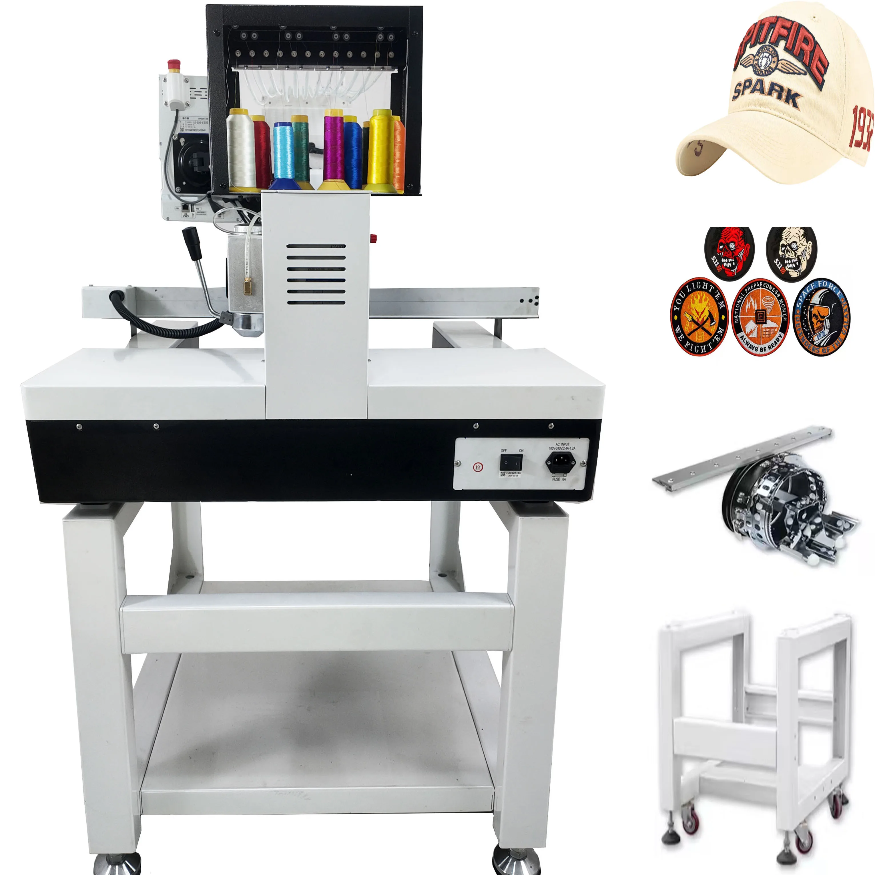 Автоматическая компьютеризированная вышивальная машина Embro Ninjas с одной головкой 12 игл быстрая доставка новое поступление футболка использованная
