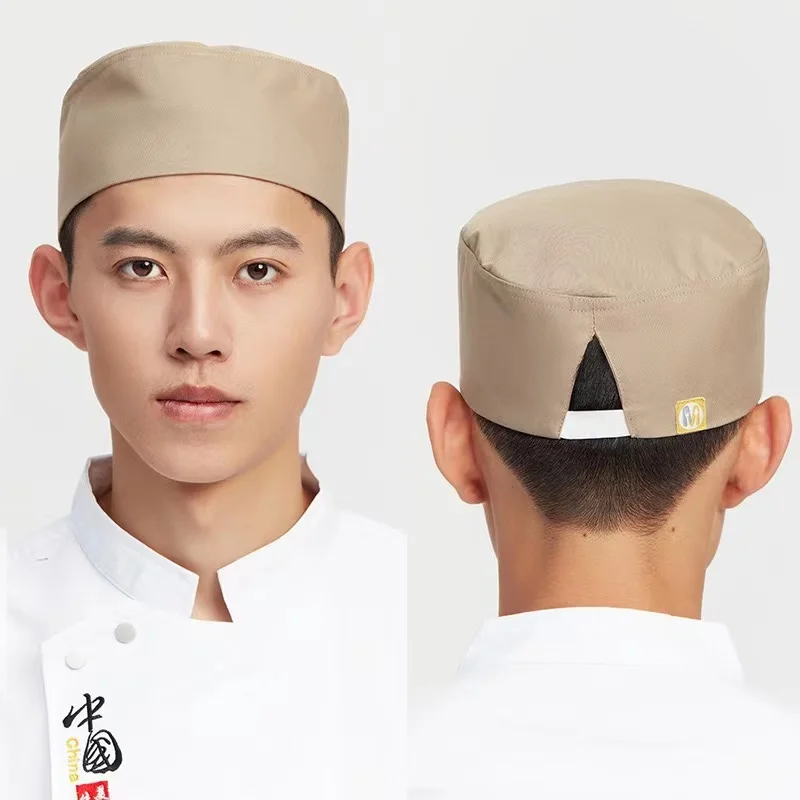 Restaurant Cooking Caps Black Chef Beanie Chef Hat Kitchen Caps