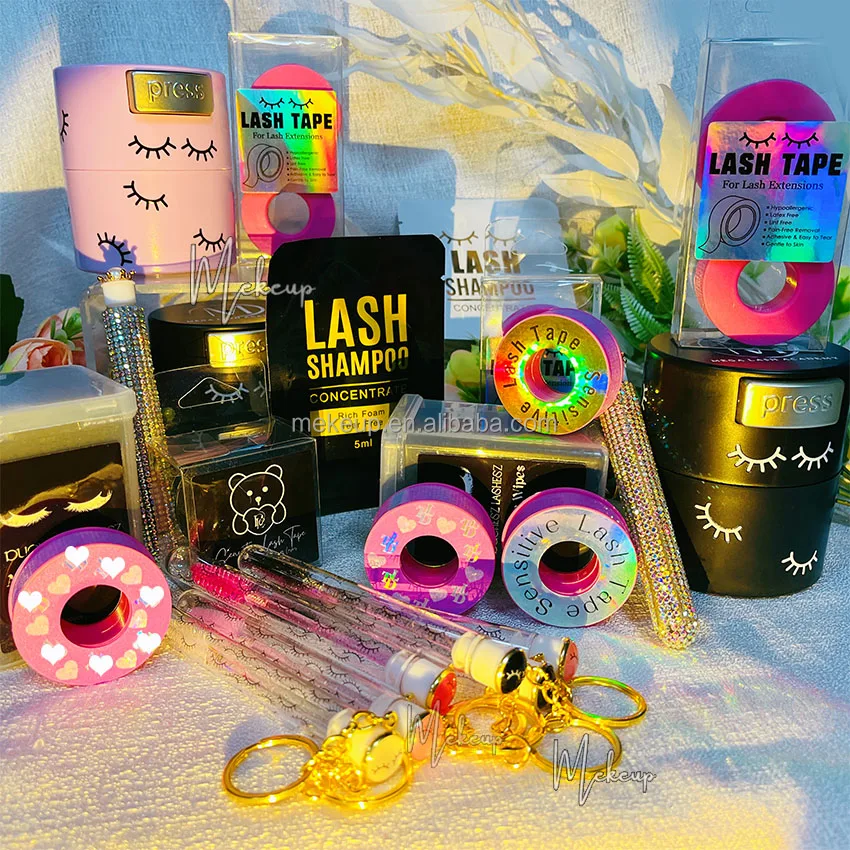 Quality Own Brand Medical Silicone Gel Blue Eyelash Extension Paper Tape Sensitive Skin Tape Lash Tape