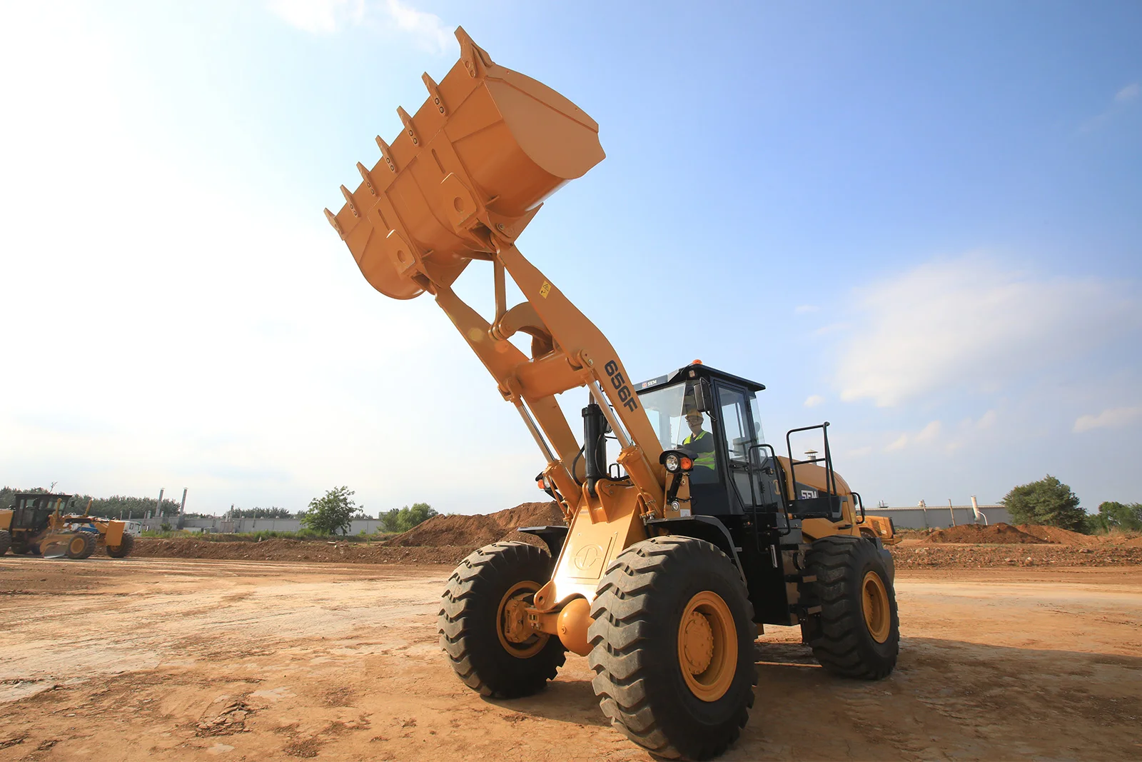Front loader SEM656F SEM655D SEM656D Payloader  5Ton wheel loader for engineering construction