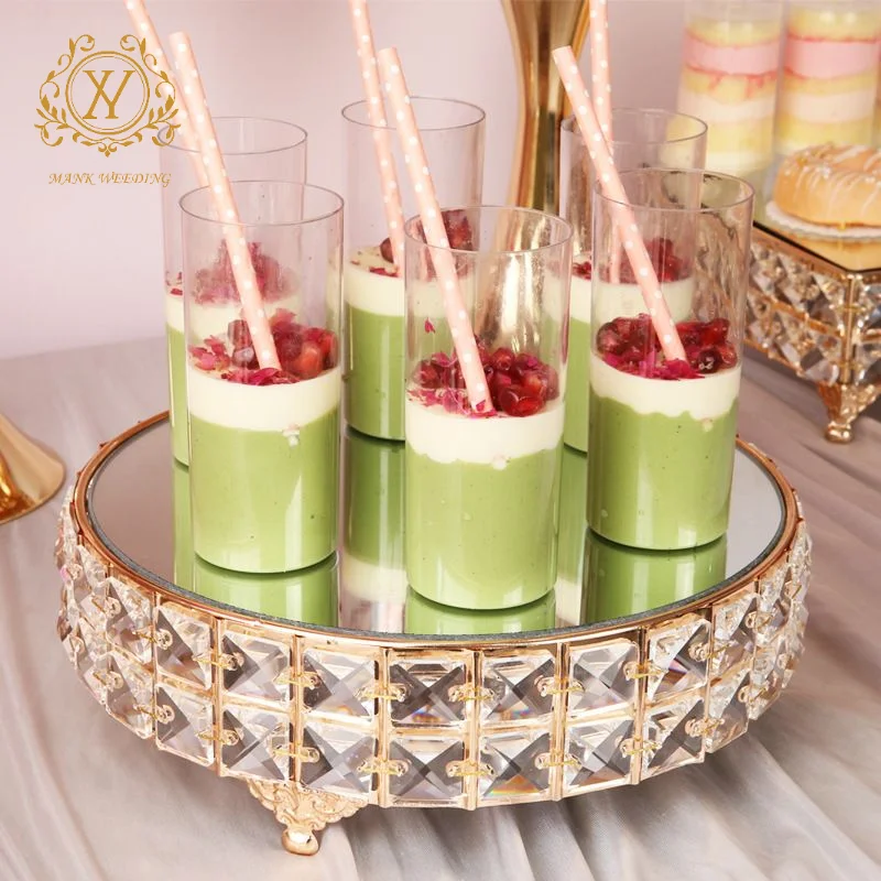 New Cake Stand Wedding Decoration Props Dessert Table Iron Decoration Cake Table Stand Mirror For Wedding Party