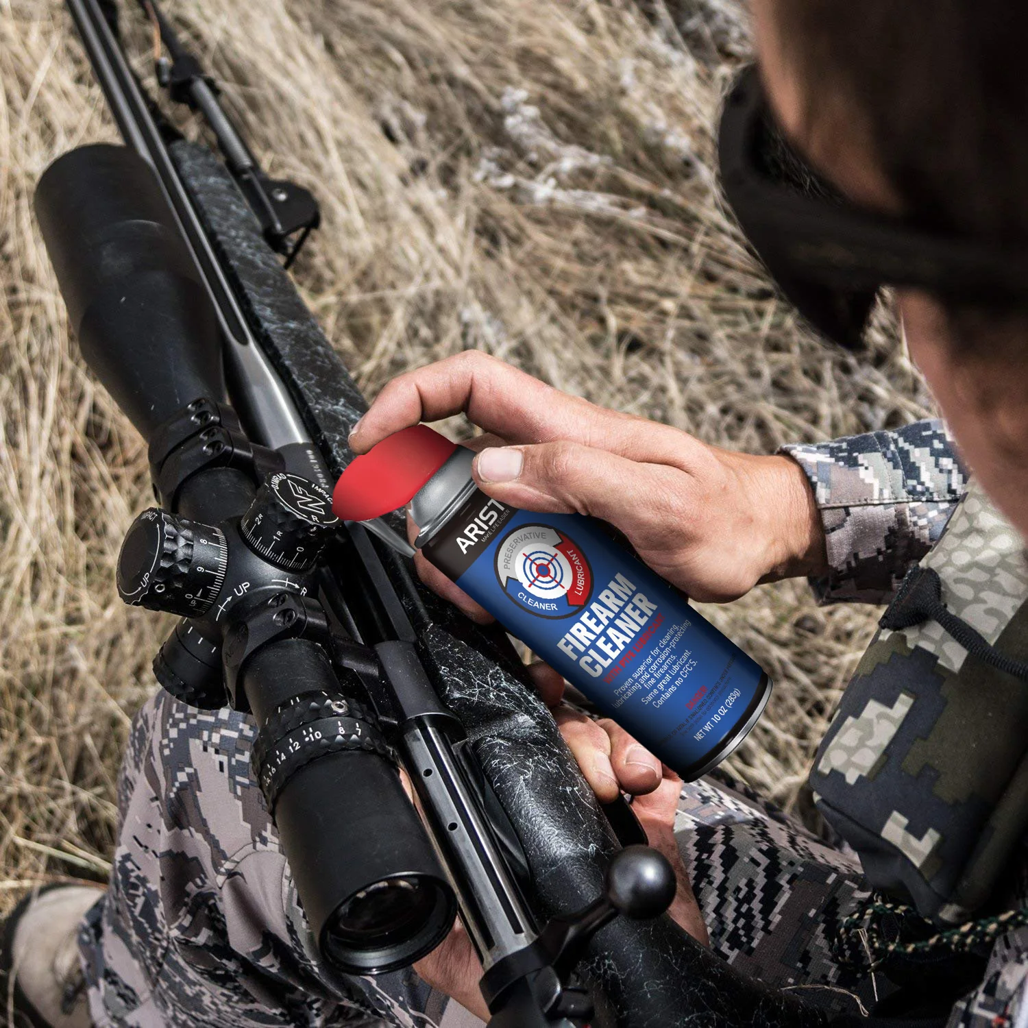 Firearm Cleaner,  Aristo lubricant spray cleaner for gun