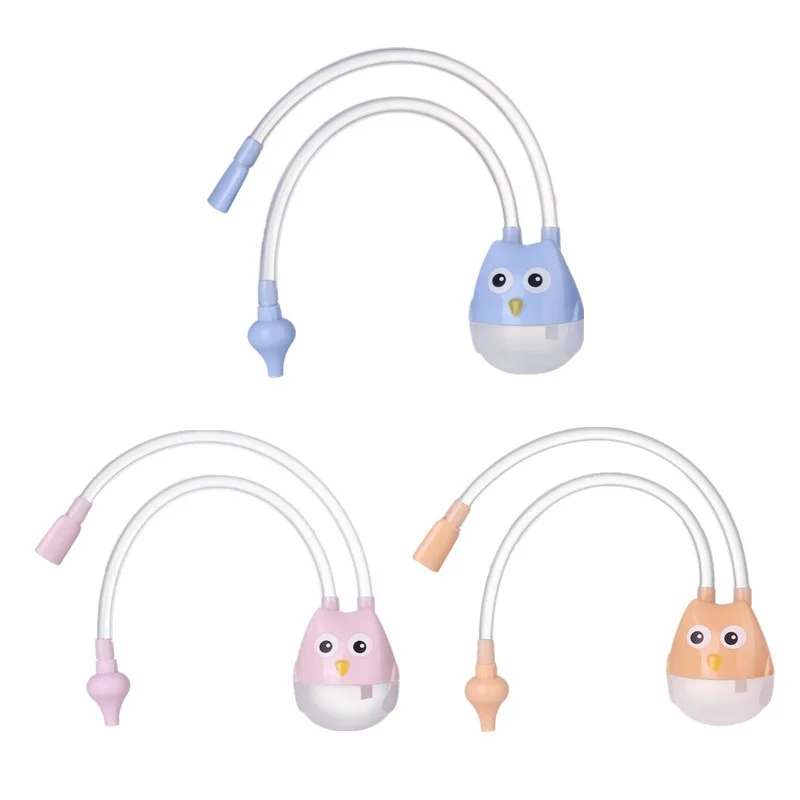 Newborn Baby Aspirator Mouth Type Nasal Absorption Cleaner for Infant Anti-reflux Silicone Booger Suction Pipe