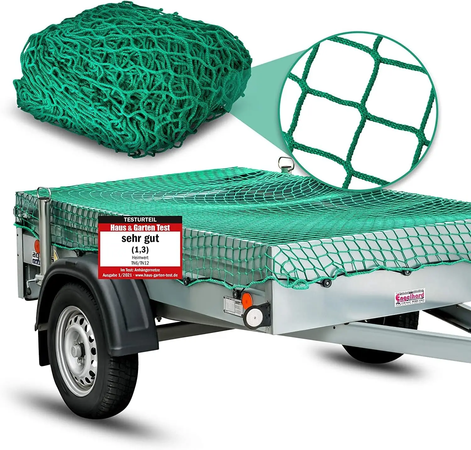 elastic knotless mesh heavy duty with hooks bed climbing cover trailer load security cargo net for trucks
