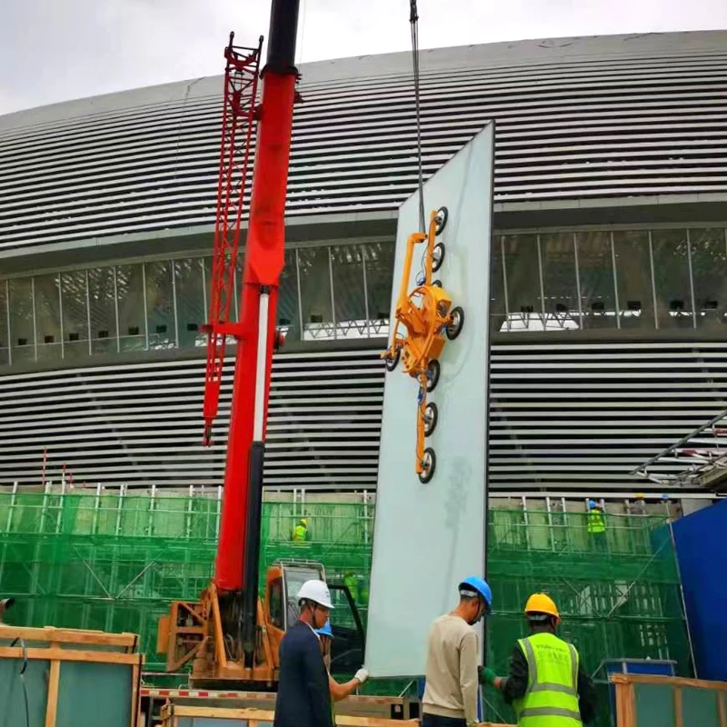 Add 2 free rubber suction cups and glass curtain wall vacuum elevator