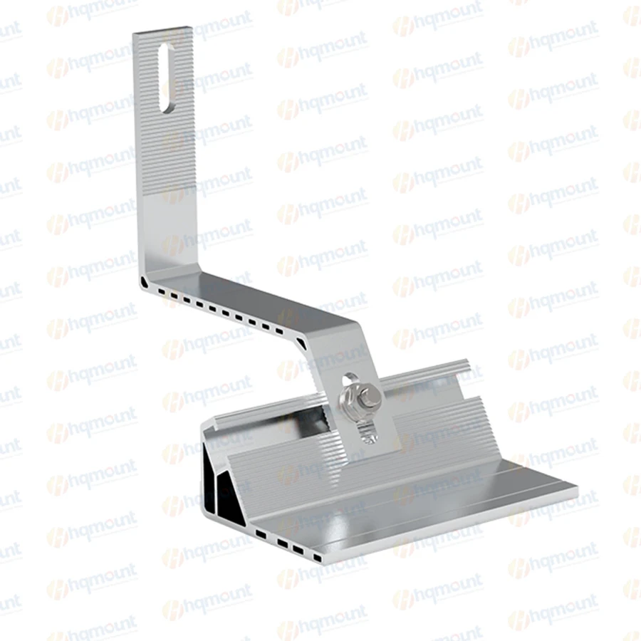 China commercial pv roof hook solar wholesale aluminum alloy universal adjustable solar tile roof hook customized solar hook