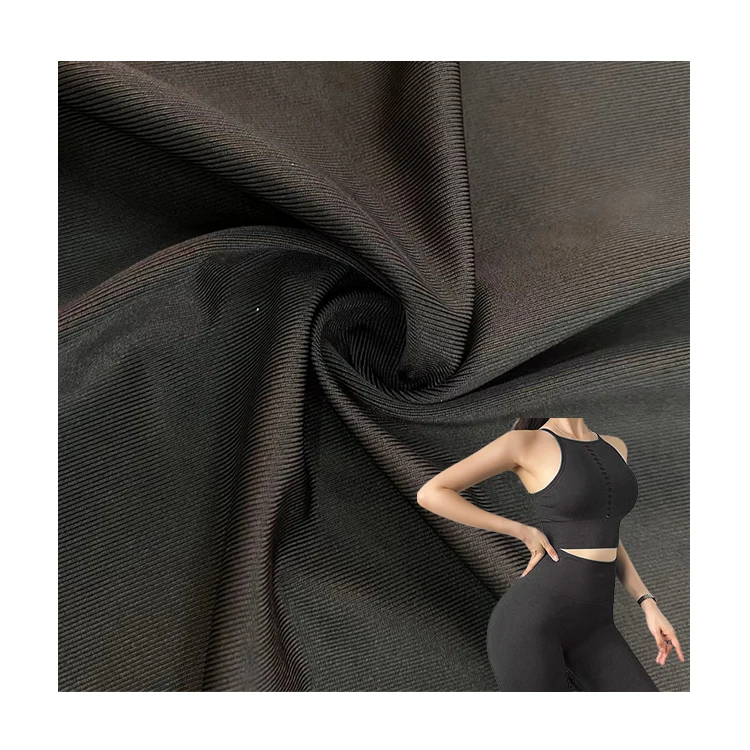Water Resistant 88% Polyester 12% Spandex Knitted Jersey Stretch  Sports Shirt Poly Spandex Fabric 4 Ways Stretching