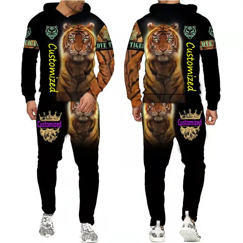 Aibort Wholesale Sweatsuit Custom Logo Hoodie Sublimation Anime Clothing He-Man Hoodie Tracksuits For Men Jogging Training