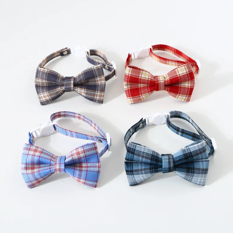 Лидер продаж на Amazon товары для домашних животных регулируемый галстук-бабочка ошейник собак с металлической пряжкой цвета розового