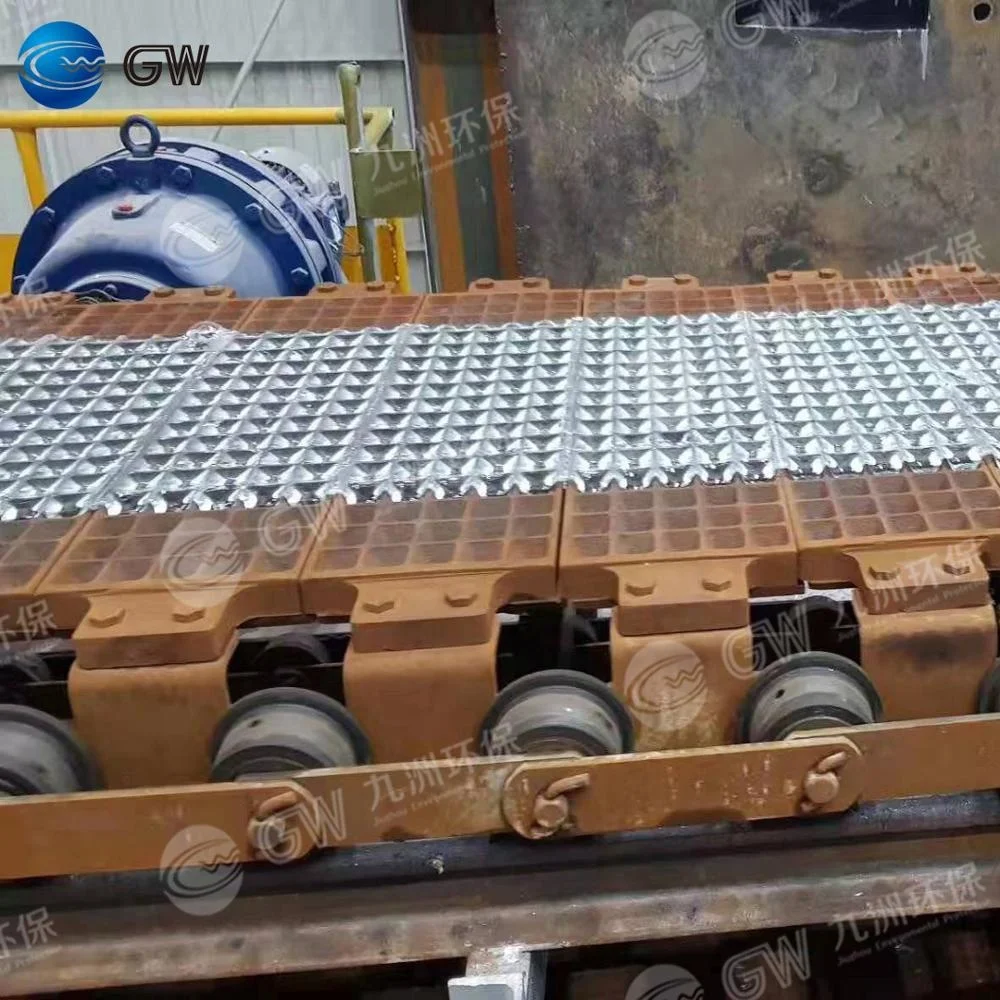 
Chain Plate Conveyor for Solid Sodium Silicate Glass Production Line 