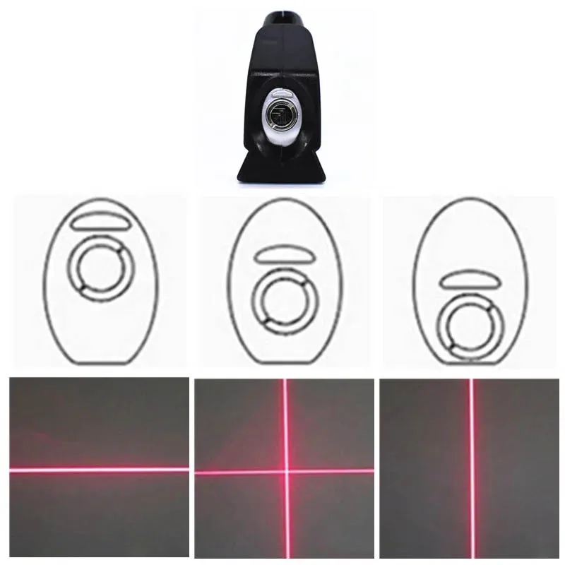 Multipurpose Cross Line Laser 8 feet Measure Tape Ruler Adjusted Standard and Metric Rulers Laser Level Line Tool