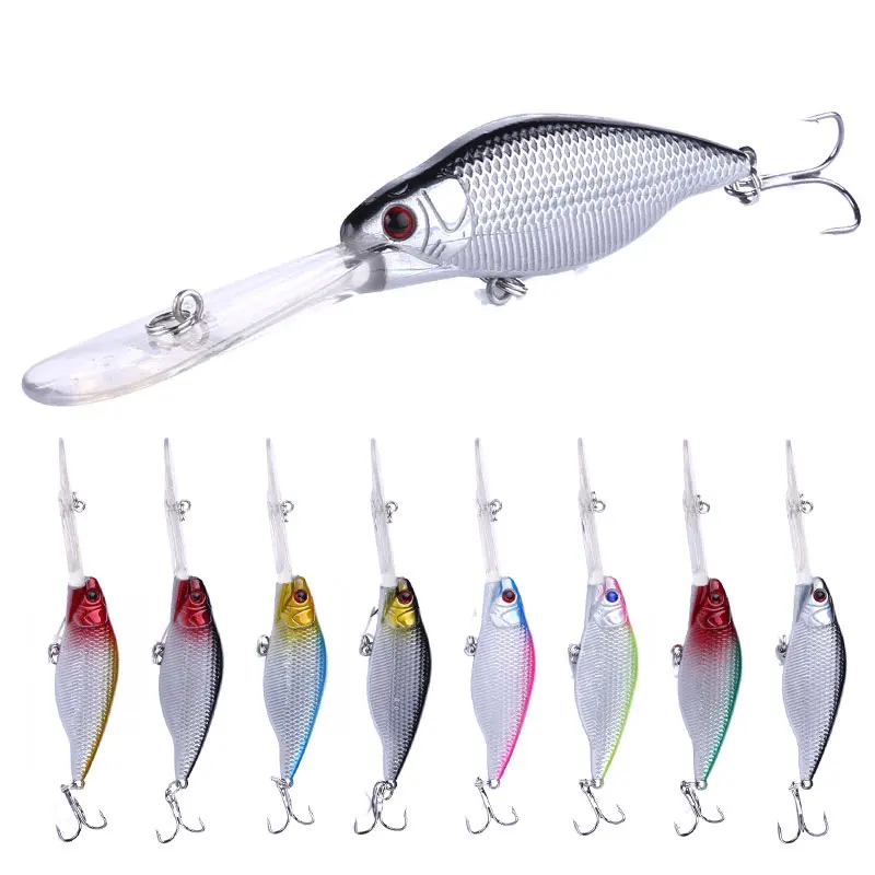 Factory Price Minnow Hard Fishing Lure With Long Big Tongue