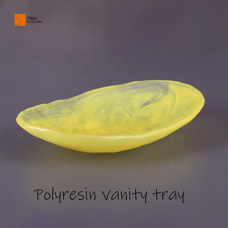 Aleo Home Factory Luxury Fruit Bowl Set Swirl Resin bowl Marble Polyresin Nordic Design Party Serving Salad Bowl Fruit Platter