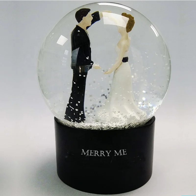 100 MM diameter Cheap Custom Unique Made Chile Resin Gift Souvenir City Mini Crystal for Snow Globe