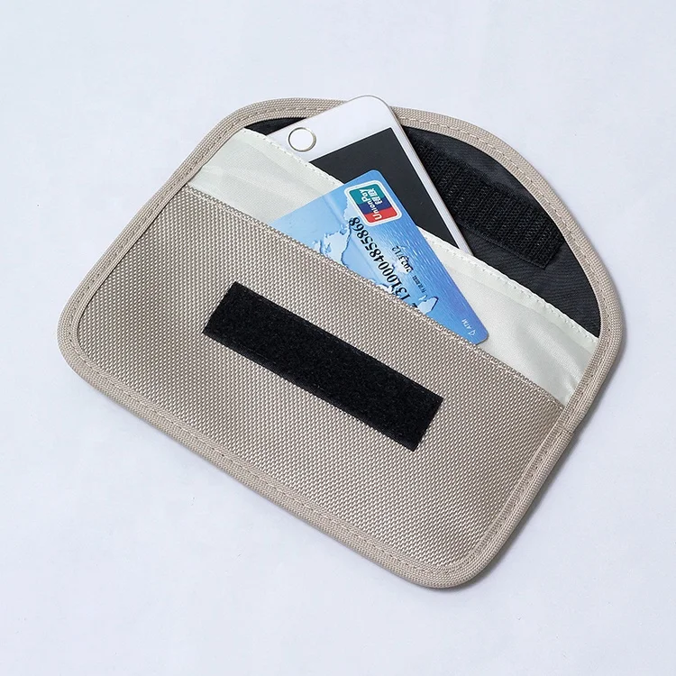 For Cell Phone/Notebook/Car Keyfob Privacy Protection Anti-theft Faraday Bag Pouch Case/RFID Signal Blocking Bag