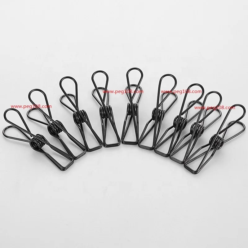 Black 316 Stainless Steel round pants Hangers and Space Saving clothes Hanger Rack