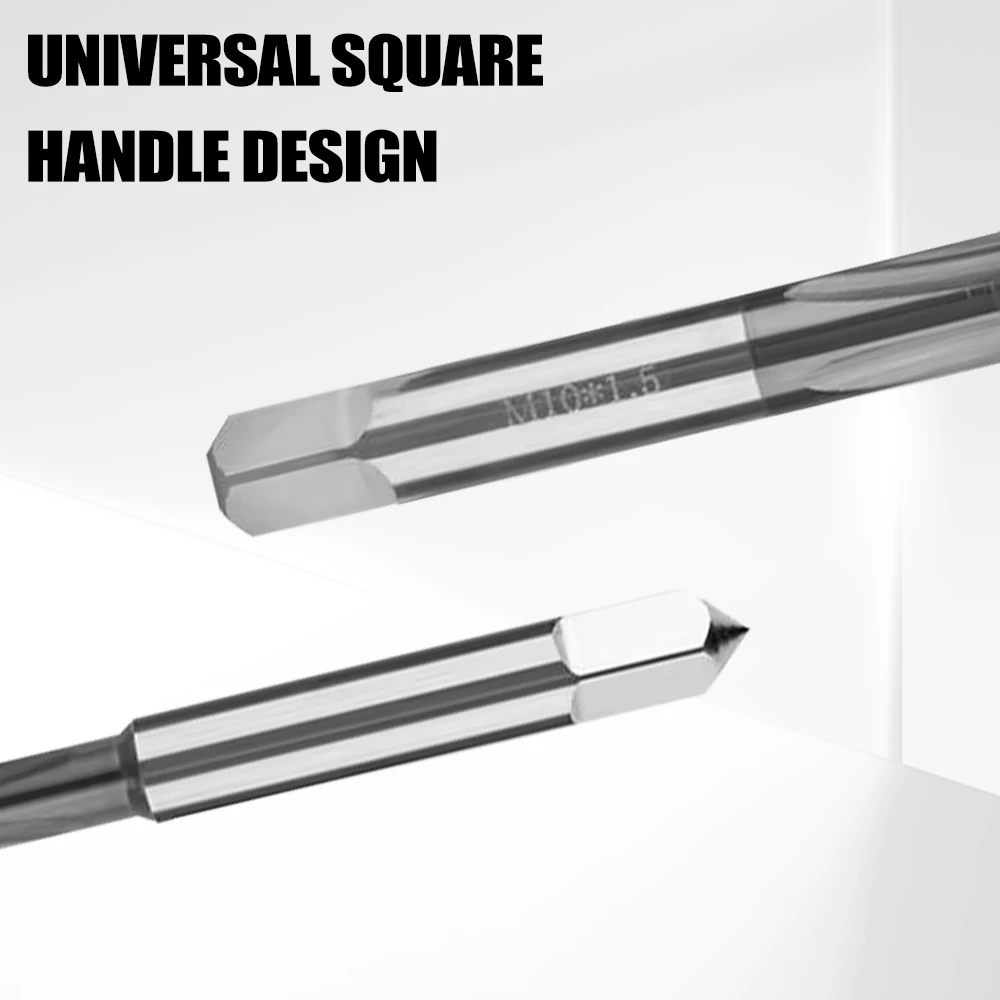SITELUN Machine Tap Tungsten Steel Thread Tapping Drill Screw CNC Alloy Straight Flute Threading