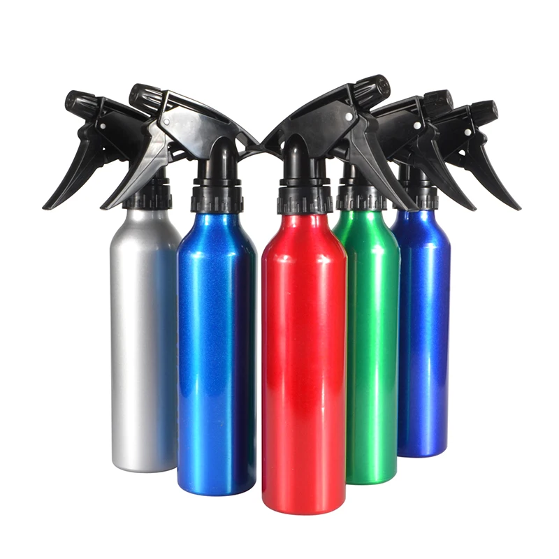 Hairdressing Aluminum Fine Water Mist Reusable Continuous  Hair barber spray Bottle