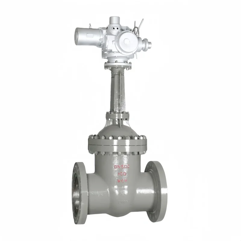 DN65 Cast Steel Flange Gate Valve High Temperature Thermal Oil High Pressure Steam AC110V Switch Type Electric Gate Valve