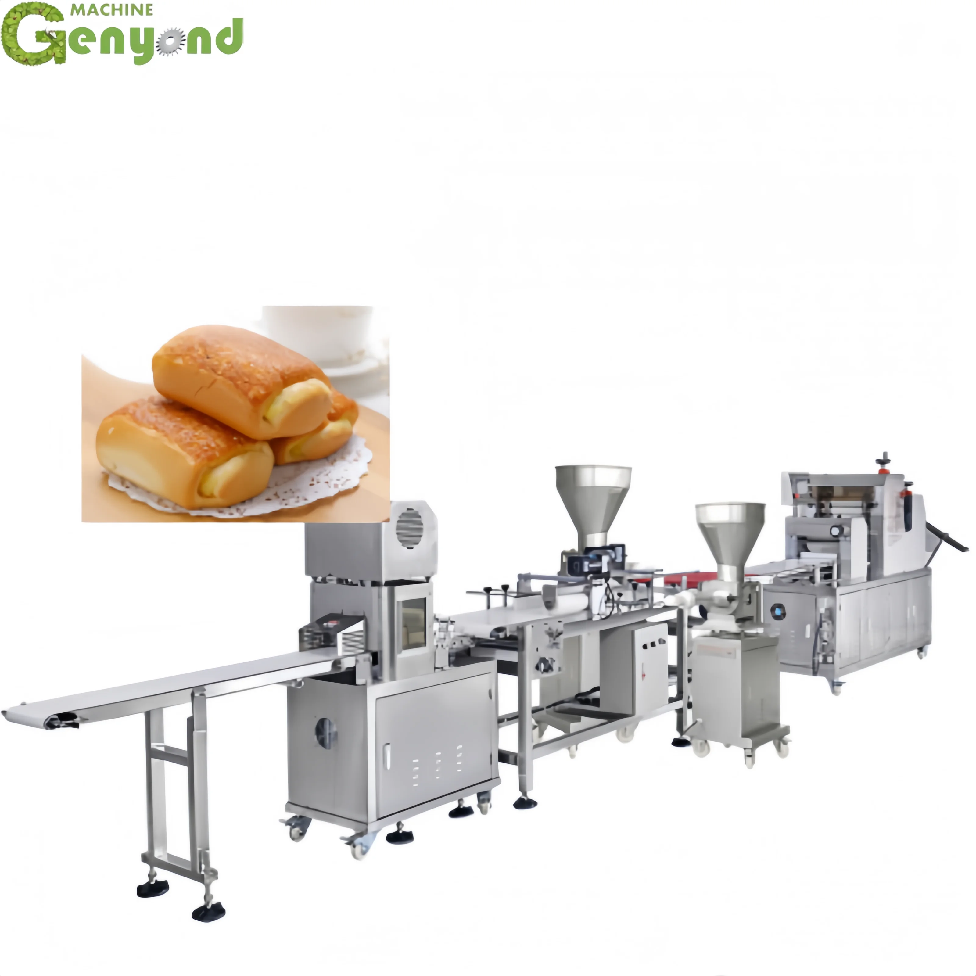 High Capacity Bakery Machine Automatic French Baguette Toast Loaf Bread Production Bread Line
