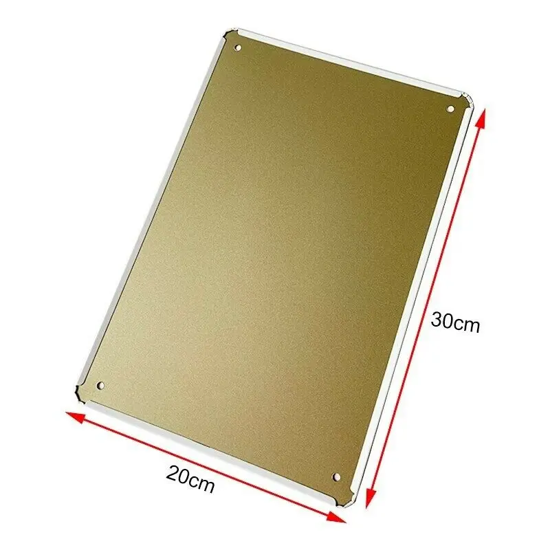 UV Printing Vintage Old Signs Motivating Skeleton Slogan Metal Vintage Tin Sign Custom Designs