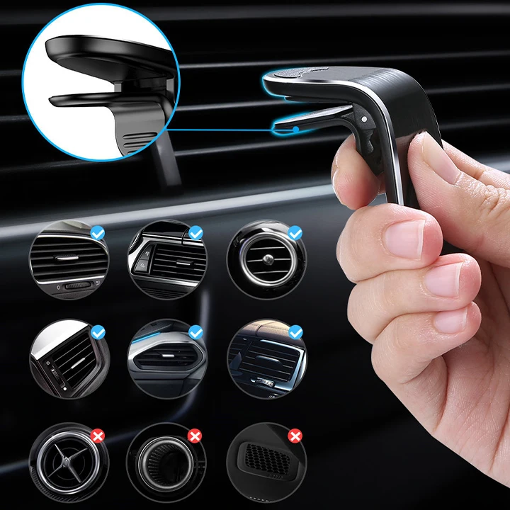 Original Factory Universal Car Dashboard Cell Phone Mount Portable Air Vent Strong Magnetic Phone Holder