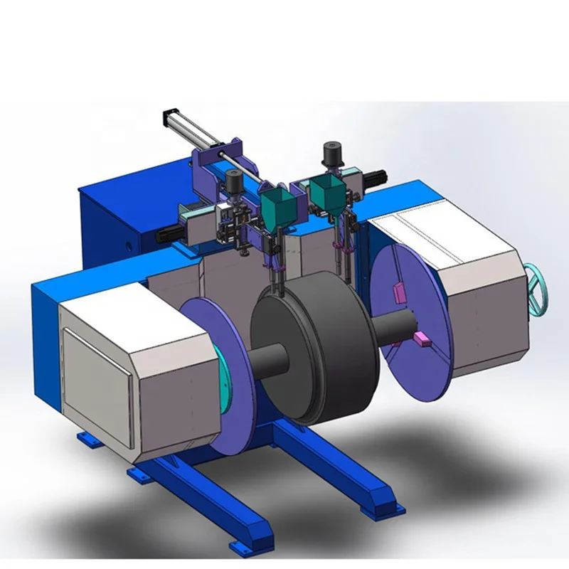 Automatic excavator track idler repair welding machine surface overlay welding machine