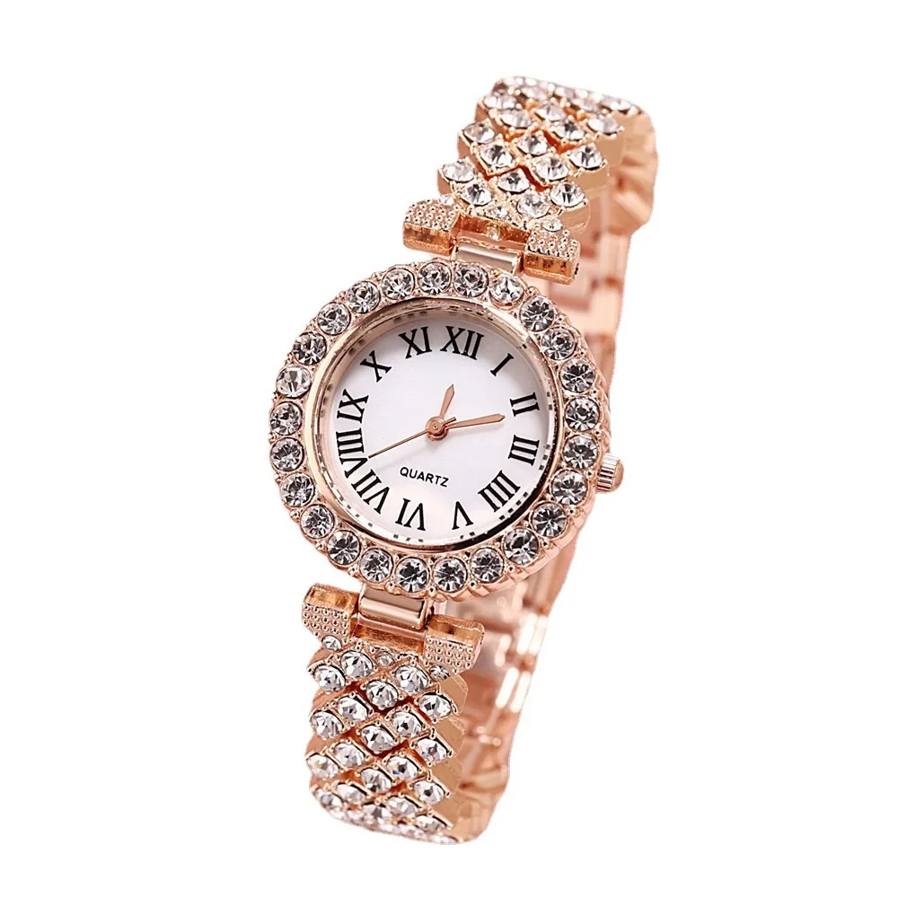 Fashion 6589 Ladies Watch with 4 pcs Bracelets Set Quartz Wristwatch Fashion Wristwatches