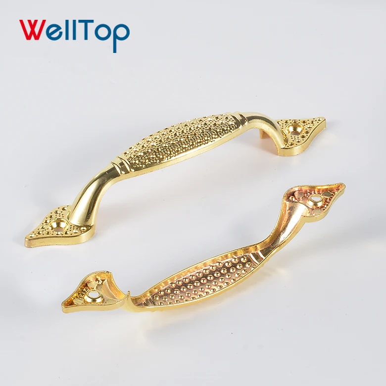 Door Handles Kitchen Cabinet Handle Veitop Zinc Alloy Modern Handle Vt-01.056 Bedroom Office Brushed Modern and Fashion